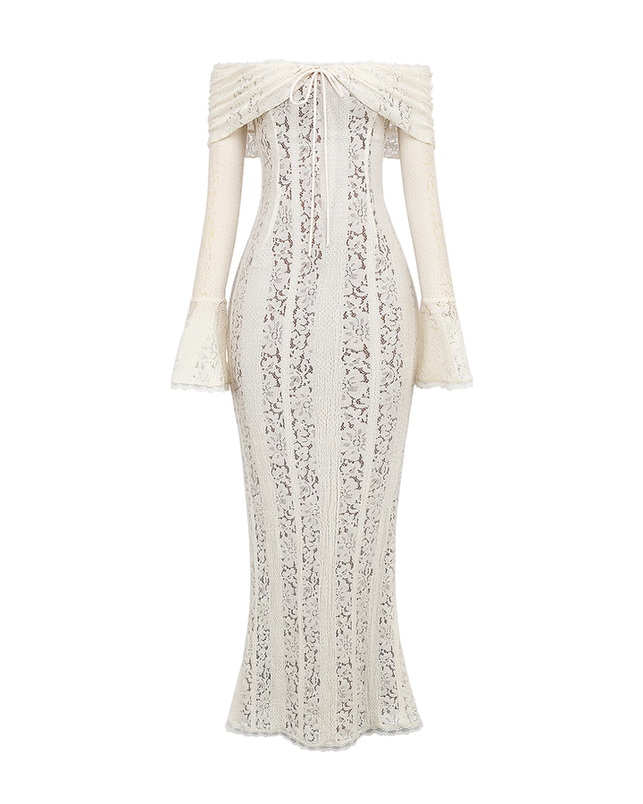 Alessandra™ | Vestido maxi de encaje elegante
