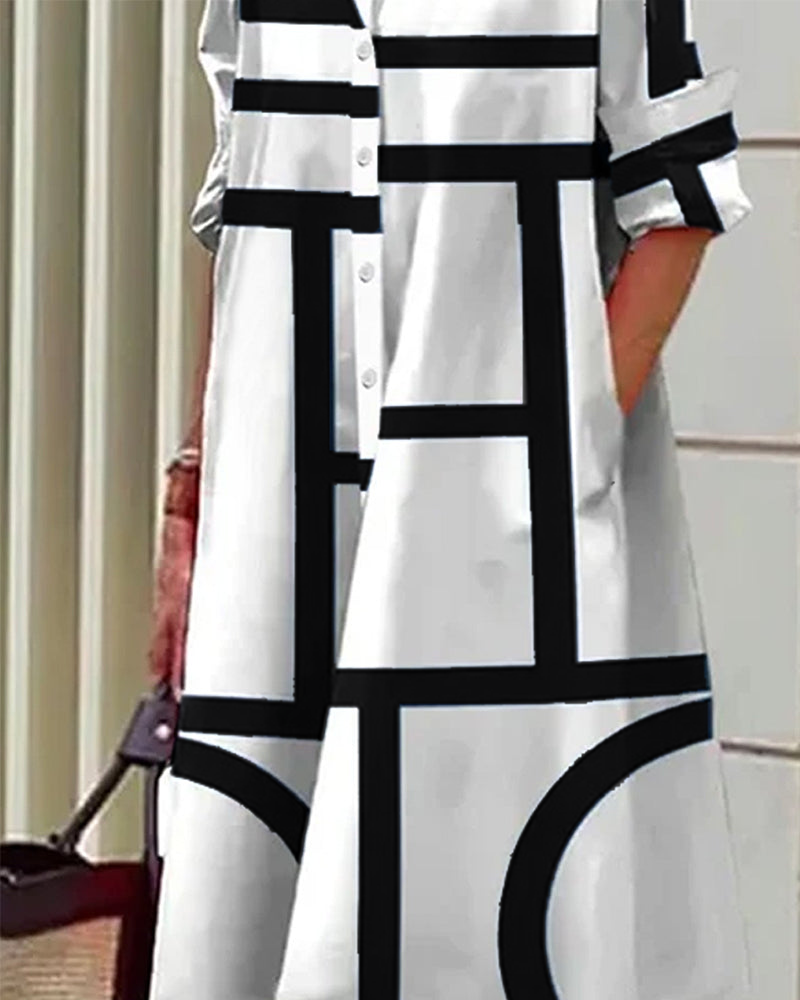 Valentina Marbella® | Vestido veraniego con estampado geométrico