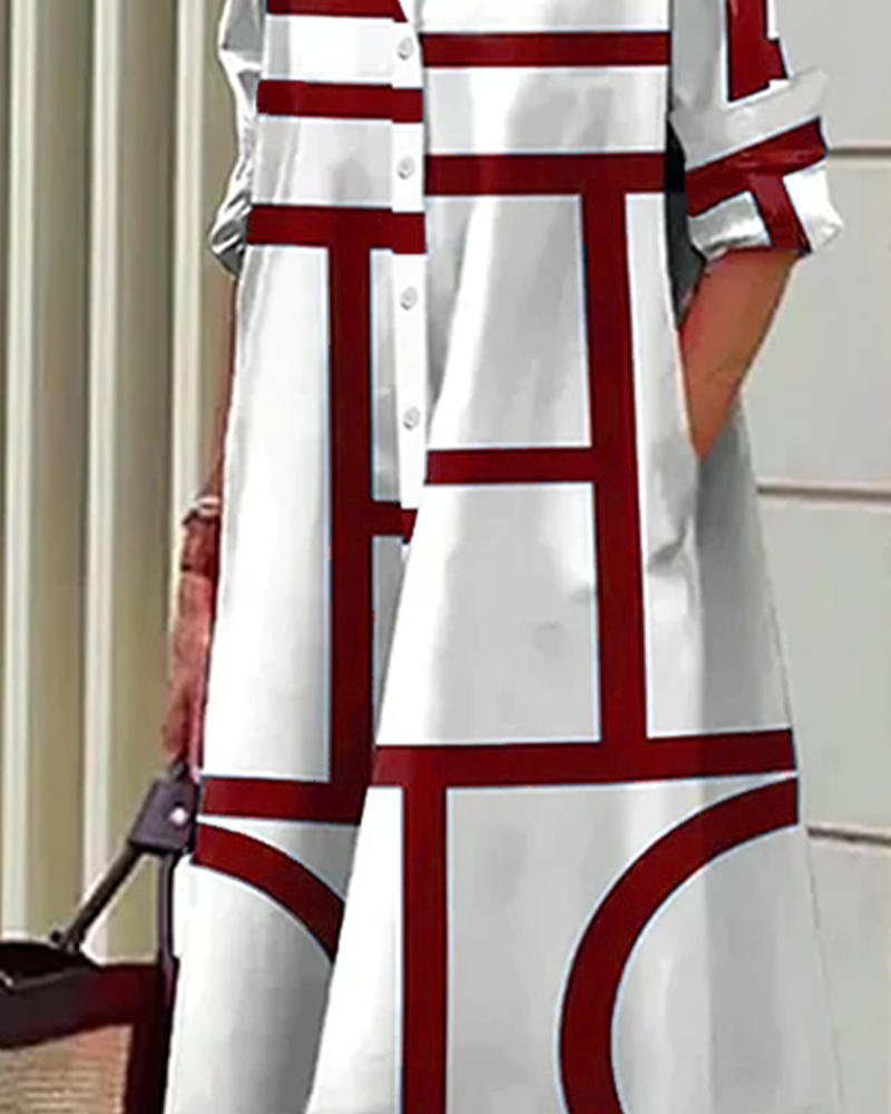 Valentina Marbella® | Vestido veraniego con estampado geométrico