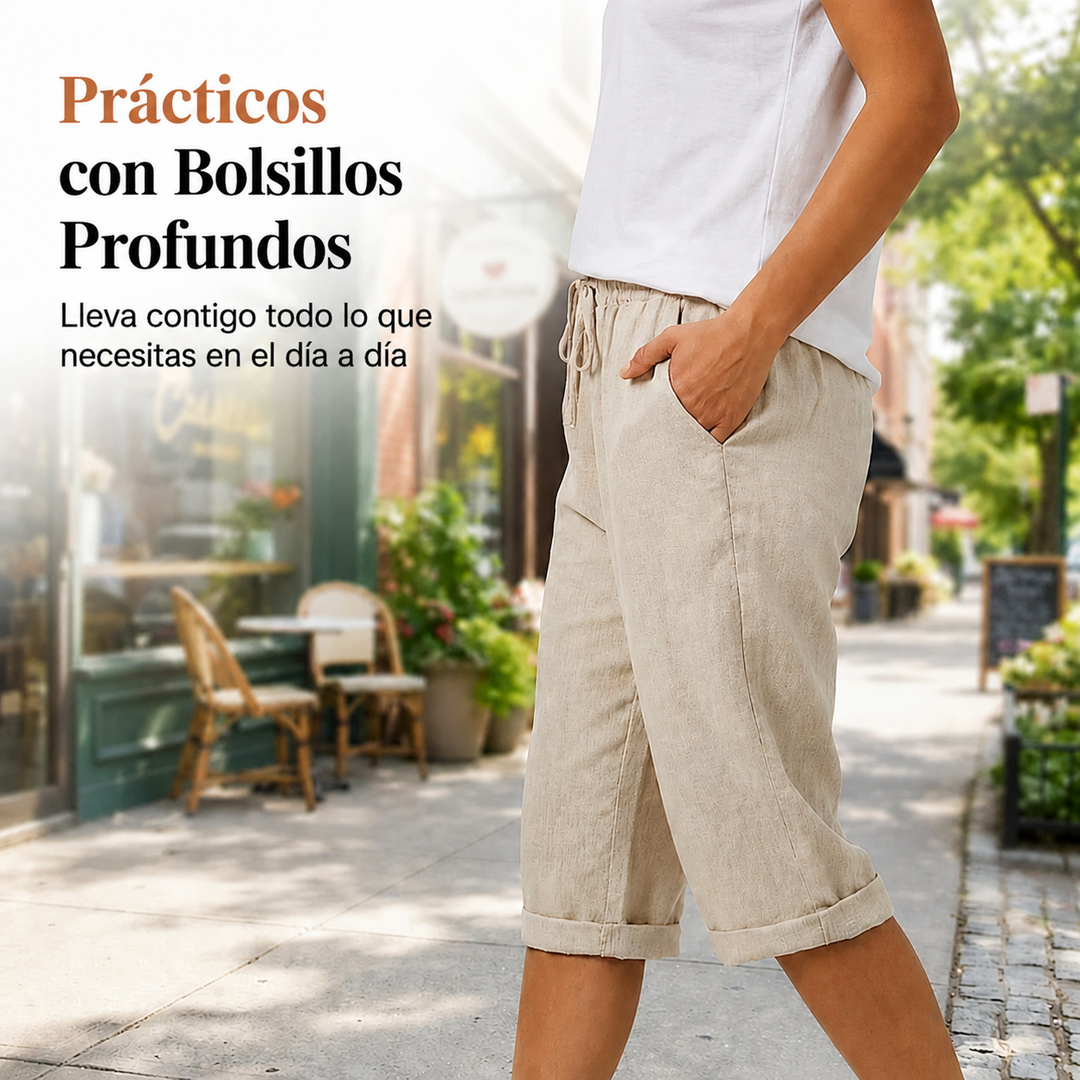 Valentina Marbella® | Pantalón de lino casual