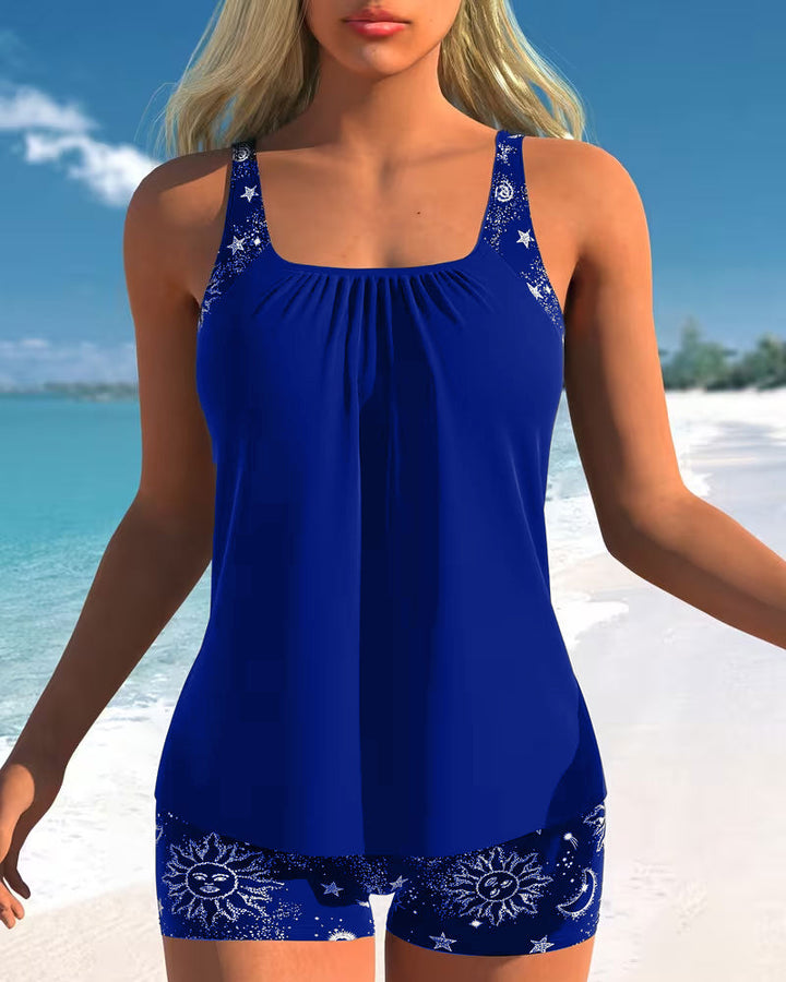 Tankini con estampado solar