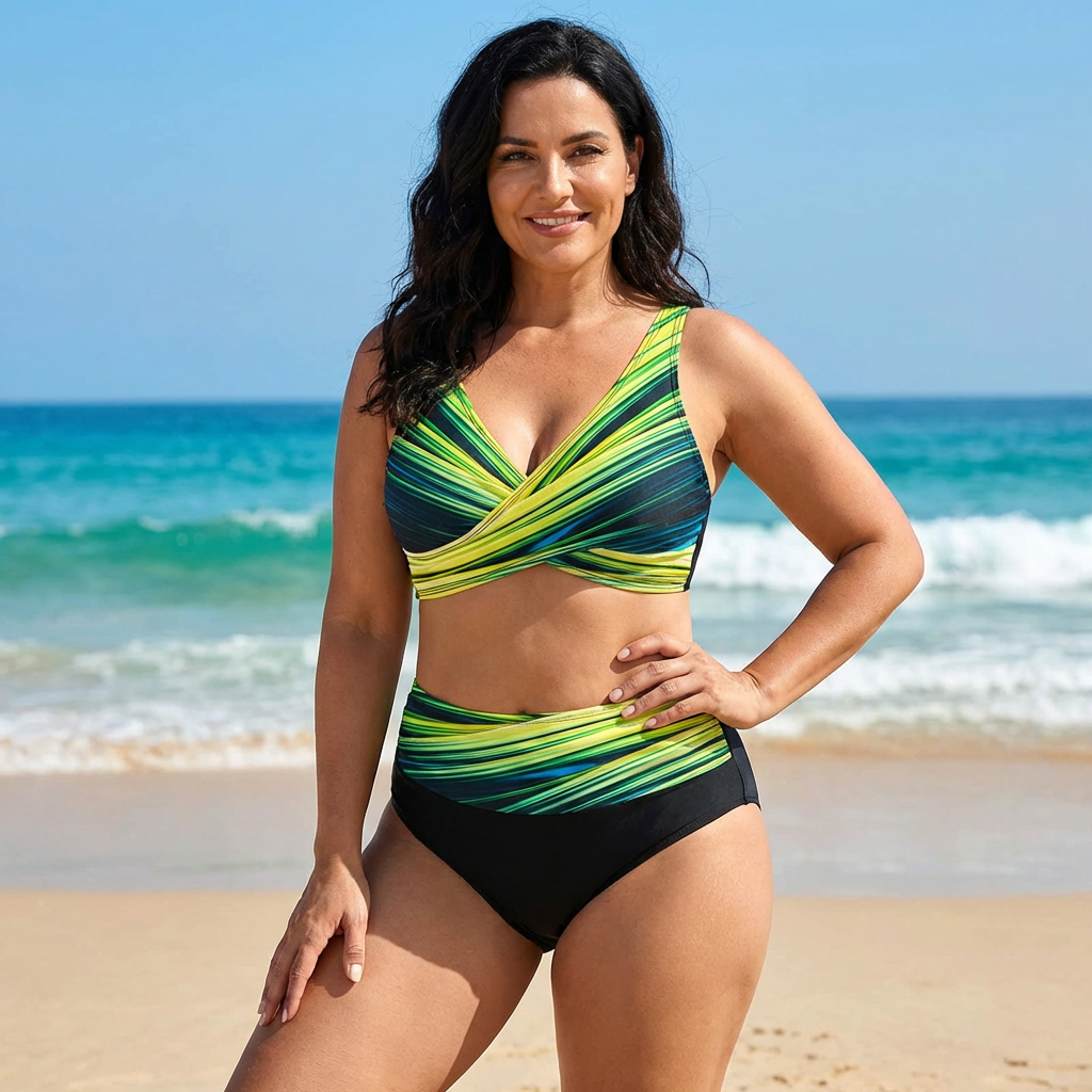 Valentina Marbella® | Bikini tiro alto estampado