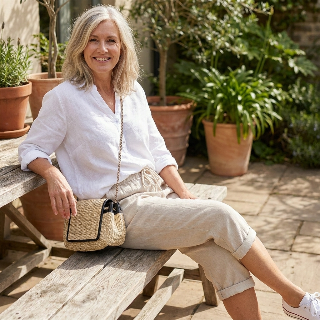 Valentina Marbella® | Pantalón de lino casual