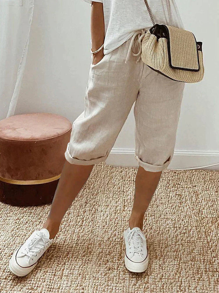 Valentina Marbella® | Pantalón de lino casual